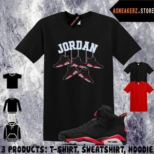 Tee Shirt Matching Aj 6 Infrared Salesman 2026 To Match Hanging 6S